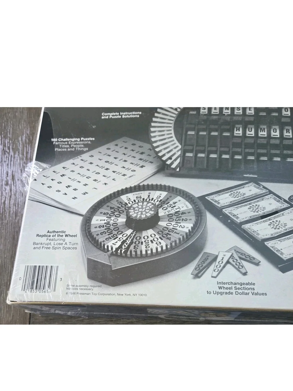 Vintage Wheel of Fortune Deluxe Edition Board Game 1986 Pressman New In Box